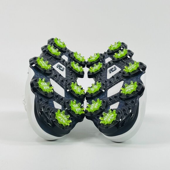 FootJoy Tour Alpha Golf 'White Navy Green' 55536 size 8 - Picture 7 of 8